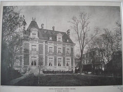 Hotel Particulier A Passy in  Paris, France, 1901. F. Paumier. Photo