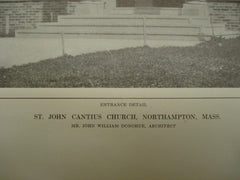 St. John Cantius Church. Northampton MA, 1913. John Williams Donohue. Photo