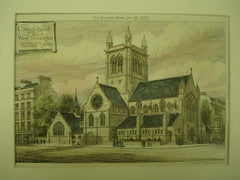 Congregational Church in West Kensington, England, 1882. James Cubitt & J. M. Brydon