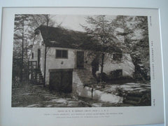 House of W. W. Siebert, Great Neck, Long Island NY, 1927. Frank J. Foster. Lithograph