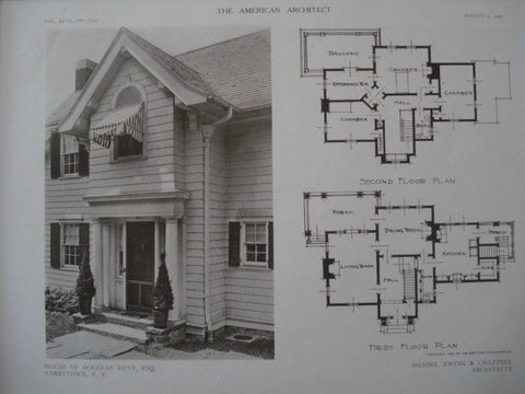 House of Douglas Kent, Esq., Garden City, Tarrytown NY, 1909. Ewing & Chappell