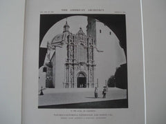 Plaza De California: Panama-California Exposition, San Diego CA, 1915. Cram, Goodhue & Ferguson