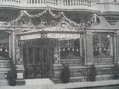 Hotel De L'Europe, Leicester Square, London, England, 1900. Walter Emden