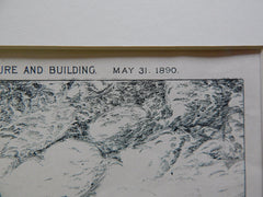 Progress Club, 5th Ave & 63rd St, New York, 1890, A Zucker, Archt. Original Plan