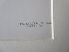 H. N. Currie House, Magnolia, MA, W.W. Ward, Architect, 1905, Lithograph
