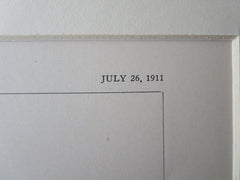 John Dickson Home for Aged Men, Washington, DC, 1911, Original Plan. A.B. Heaton