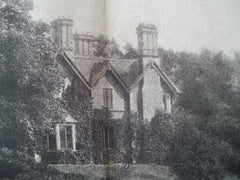 Residence of H. R. H. The Duke of York, Sandringham, England. 1893. Photo