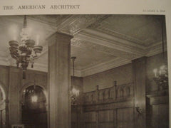 Lobby: Missouri Athletic Association,  St. Louis MO, 1916. G.F.A. Brueggeman and Wm. B. Ittner