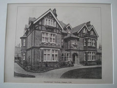 Alverstoke: Clapham Common, London, England, 1897. Gelatine