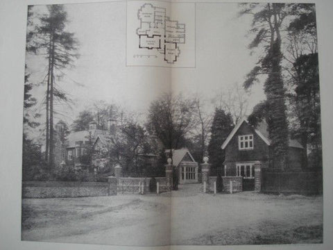Cottage in Walton Heath, Surrey, England, 1893. B. Vaughan Johnson. Photo