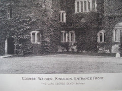 Entrance: Coombe Warren in Kingston, England, 1890. George Devey. Photo