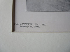 Paul Tuckerman House, 115 E 69th St, New York, Hoppin & Koen, 1905, Lithograph