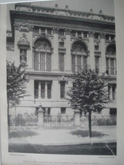 University Library, Strasburg, Alsace, 1897. Pavelt, Hartel & Neckelmann,  and Wagner
