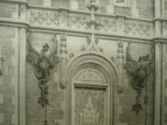 Entrance to No. 918 West End Avenue in New York NY, 1902. Horgan & Slattery. Photograph