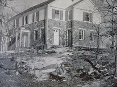 Donald Frothingham House, Darien, CT, La Farge, Warren & Clark, 1929, Lithograph.