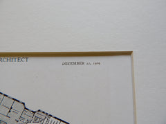Stoneleigh Court, Washington DC, James Hill, Arch., 1909. Original Plan