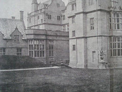Hewell Grange in Bromsgrove, England, 1893. Bodley & Garner. Photogravure