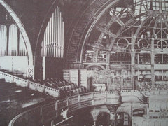 Interior:  Peddie Memorial Baptist Church, Newark NJ, 1891. W. Halsey Wood. Photo