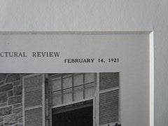 Dr. L. Duncan Bulkley House, Riverdale, NY, Dwight James Baum, 1923, Lithograph
