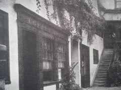 New Inn in Gloucester, England, 1893. Photogravure