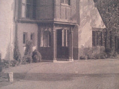 Entrance Front: House for Mr. Wooster Lambert, St. Louis MO, 1926. La Beaume & Klein