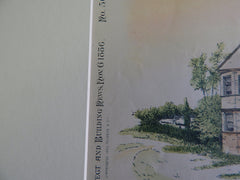 P.S. Kinsey House, Newark, NJ, C. Edwards, Architect, 1886, Original Plan