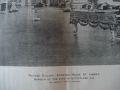 Picture Gallery: Mansion of the Duke of Sutherland,St James, England. 1897. Charles Barry
