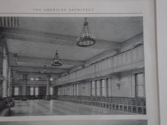 Thayer Hotel,  West Point NY, 1926. Caughey & Evans. Lithograph