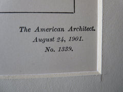 Steel Arch Bridge, Exposition Building, Minneapolis, MN, 1901, Lithograph