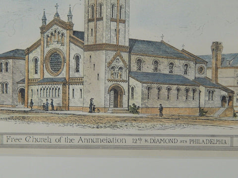 Free Church of the Annunciation, Philadelphia, PA, 1882. Charles M. Burns.