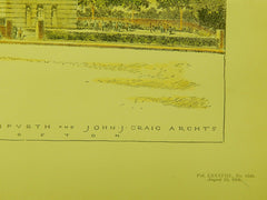 Primary School, Lewis District, Boston, MA, 1905. J. A. Schweinfurth and J. J. Craig.