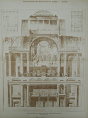 Council Chamber & Library: Institute of Chartered Architects: London, England, 1893. John Belcher