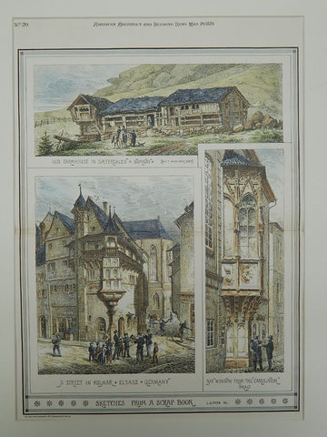 Sketches Around Europe from a Scrap Book by L.S. Ipsen, 1879. Original