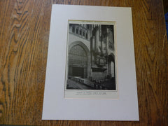 Chancel, St. Thomas's Church, New York, NY, 1914. Cram, Goodhue & Ferguson.