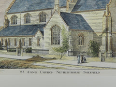 St. Ann's Church, Netherthorpe, Sheffield, England, 1882. J. D. Webster. Original