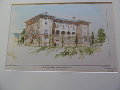 Apostolic Mission House, Washington, DC. 1903. Original Plan. Maginnis, Walsh, & Sullivan.