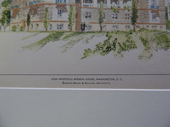Apostolic Mission House, Washington, DC. 1903. Original Plan. Maginnis, Walsh, & Sullivan.