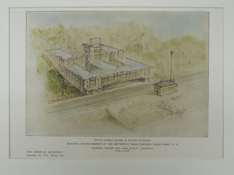 Future Extension, Methodist Book Concern, Dobbs Ferry, NY, 1926. Visscher & Burley.