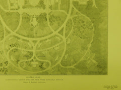 General Plan, New York Juvenile Asylum Design, Dobbs Ferry, NY, 1904, Original Plan. Butler & Rodman.