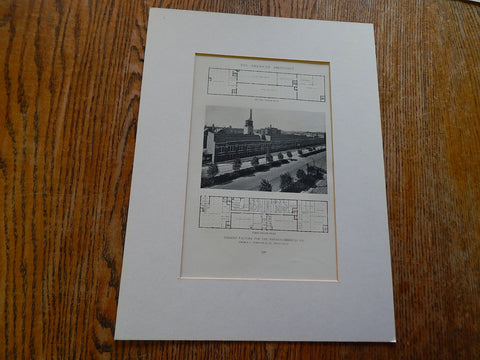 Tobacco Factory For the Havana-American Co.,1918, Lithograph. George C. Nimmons & Co.