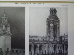 Panama-Pacific International Exhibition,1915 #3, 1913, Lithograph. Louis Mullgardt and George Kelham.