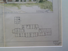 Red Swan Inn, Warwick, Orange County, NY, 1902. Original Plan. Dietrich.