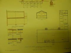 Factory of the American Arithmometer Co., Detroit, MI, 1905. Original Plan. Albert Kahn.