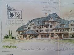 Red Swan Inn, Warwick, Orange County, NY, 1902. Original Plan. Dietrich.