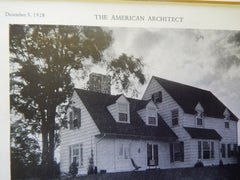 House of W.C. Murray, Utica, NY,1928, Lithograph. H.J. Schlacks.