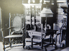 Living Room,House of Paul Tuckerman,115 E.69th,NY,1905, Lithograph. Hoppin & Koen.
