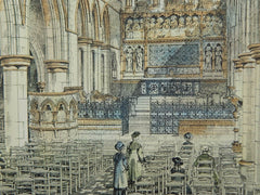 Interior, St. Thomas of Canterbury, Brentwood, UK, 1883, Original Plan.