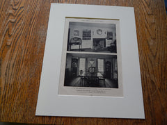 House of Yale Stevens, Loudon Woods, Rye, NY, 1926. Lithograph. H.L. Woolsey & F.B. Chapman.