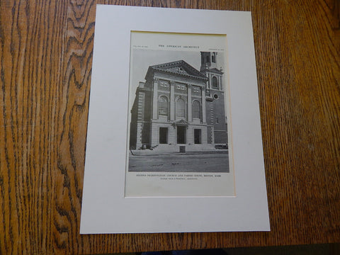 Second Presbyterian Church,Parish House #2,Boston, MA, 1914. Cram & Ferguson