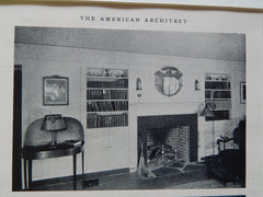 House of Yale Stevens, Loudon Woods, Rye, NY, 1926. Lithograph. H.L. Woolsey & F.B. Chapman.